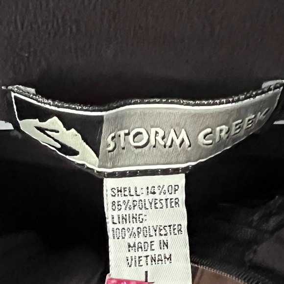 STORM CREEK GUARDIAN SOFTSHELL MEN'S SIZE LARGE BROWN & BLACK JACKET - Picture 5 of 8